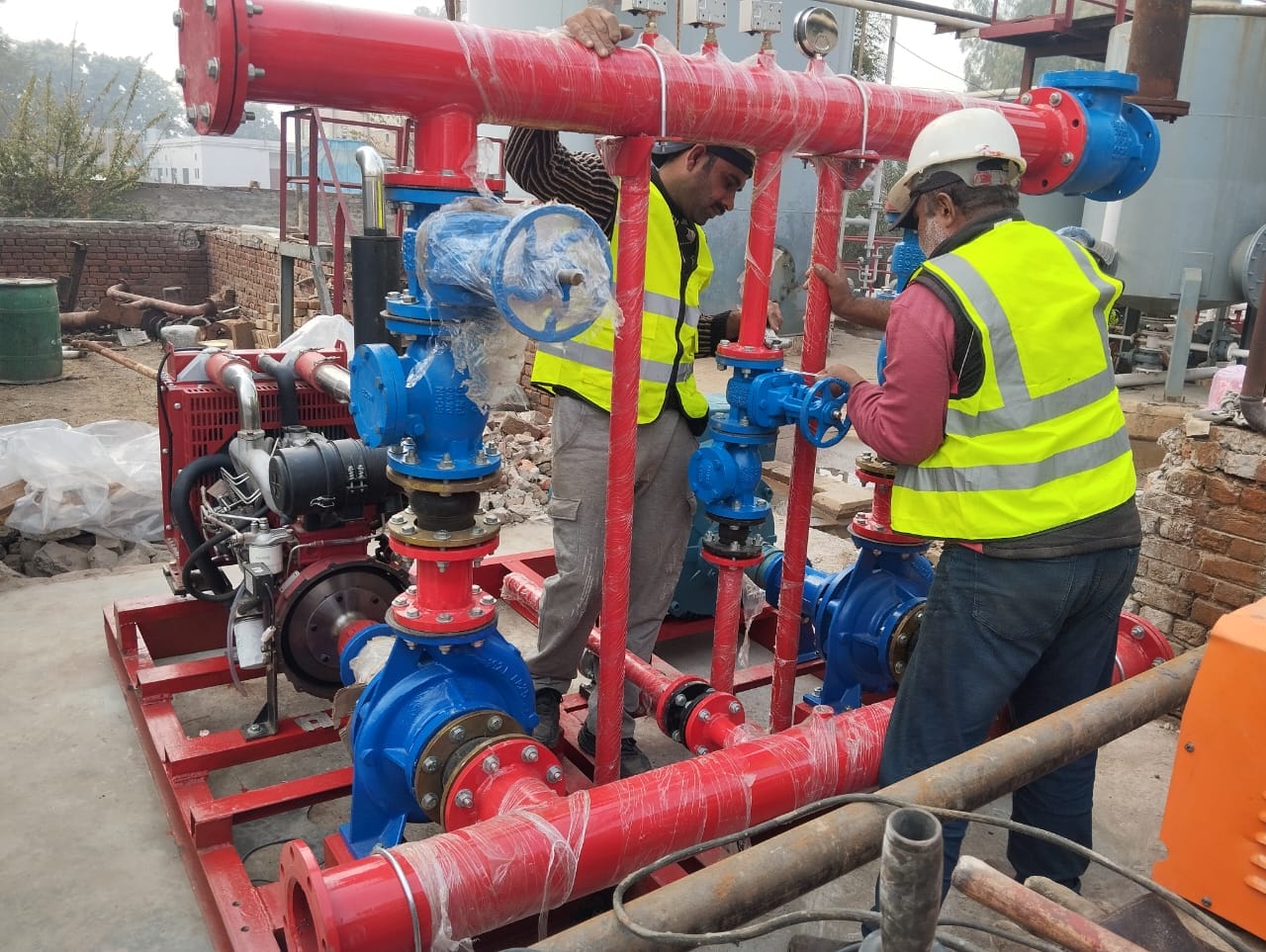 Fire Pump Skid Fabrication and Site Commissioning